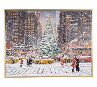 Bizzotto Dipinto Silent Night 4750 di Natale 180 x 140 Cm Multicolor