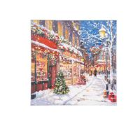 Bizzotto Dipinto Silent Night 9069 di Natale 60 x 60 Cm Multicolor