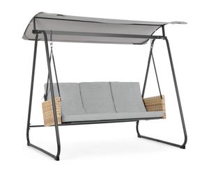 Bizzotto Dondolo 3 posti con cuscino easy, grigio Dondolo 3 posti con cuscino easy, grigio