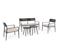 Bizzotto GARGANO, SET SALOTTO C-C ANTRACITE GARGANO, SET SALOTTO C-C ANTRACITE