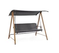 Bizzotto ICARO, DONDOLO 3 POSTI C-C NAT-GRIGIO SCURO ICARO, DONDOLO 3 POSTI C-C NAT-GRIGIO SCURO
