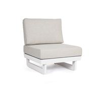 Bizzotto Infinity, poltrona modulare con cuscini bianca Infinity, poltrona modulare con cuscini bianca