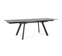 Bizzotto Jarkko Tavolo Allungabile Grigio Gres Porcellanato 160-240×90