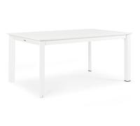 Tavolo allungabile konnor bizzotto bianco 76 x 160/240 x 100 cm
