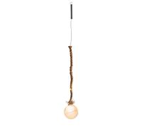 Bizzotto Lampada Sospensione alimentata a Batterie con Corda Vintage Lampadina Led Illuminazione Natale (Luce Calda)