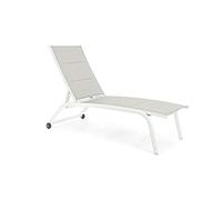 Bizzotto LETTINO ALTO C-RUOTE CLEOPAS BIANCO ZH10
