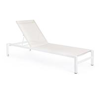 Bizzotto Lettino Konnor Impilabile Ruote Bianco