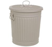 Bizzotto London Met Bidone, Ferro, Tortora Opaco