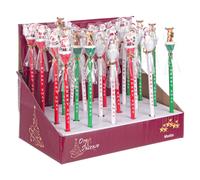 Bizzotto Matita Babbo Natale Pupazzo Renna Ass. 1 Pz