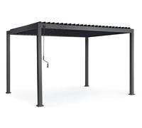Bizzotto Ocean Antracite Alluminio Pergola Bioclimatica 3×4 m