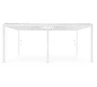 Bizzotto Ocean Pergola Bianco Alluminio 360×600 Doppio Settore