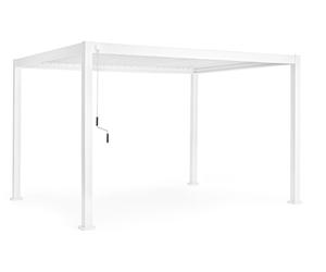 Bizzotto Ocean Pergola Bioclimatica Bianca Alluminio 3×4 m