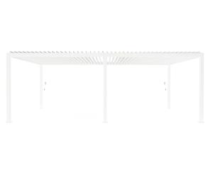 Bizzotto Ocean Pergola Bioclimatica Bianca Alluminio 360×720 cm