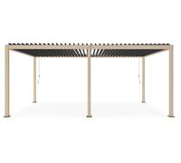 Bizzotto Pergola ocean 3,6x6 mt natural-antracite Pergola ocean 3,6x6 mt natural-antracite