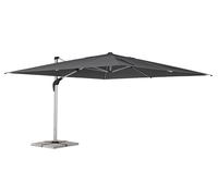 Bizzotto Ombrellone Laterale Aries 4×4 m Grigio Antracite Alluminio
