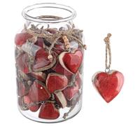 Bizzotto Pendaglio di Natale Haley Cuore Rosso H 6 Cm Rosso 1 Pz