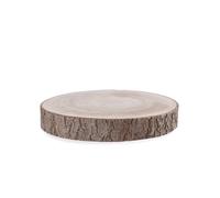 Bizzotto Piatto Decor di Natale Marvin H 3 Cm D 23 Cm Legno Tondo