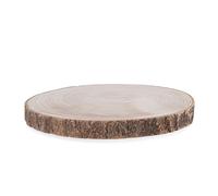 Bizzotto Piatto Decor di Natale Marvin H 3 Cm D 30 Cm Legno Tondo