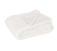 Bizzotto Plaid di Natale Champery 130 x 170 Cm Bianco