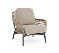 Bizzotto Poltrona con cuscini eulero antracite JX55 Poltrona con cuscini eulero antracite JX55