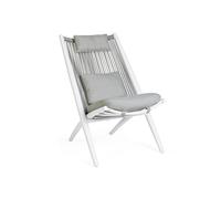 Bizzotto Poltrona lounge con cuscini aloha new bianco xk03 Poltrona lounge con cuscini aloha new bianco xk03
