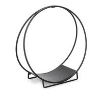 Bizzotto Portalegna di Natale Ronny Tondo H 71 Cm D 70 Cm Acciaio Nero