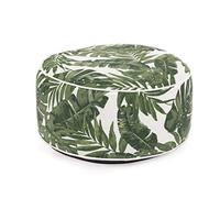 BIZZOTTO Pouf Gonfiabile da Esterno, Cuscino Tessuto Impermeabile Sfoderabile, Rihanna Jamaica (Esotic)
