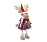 BIZZOTTO Renna Decorazione Natalizia in Stoffa Natale 46cm