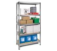 Bizzotto Scaffalature Scaffale kit 5 ripiani ad incastro (90x45x180cm) EUROSTOCK