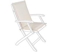 Bizzotto Schien Spun Cuscino, Medio, Poliestere, Idrorepellente Sfoderabile con Cerniera Lampo a Scomparsa, Naturale, 42x89x24 cm