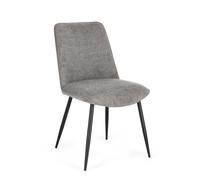 Bizzotto Sedia Cora Nero Grigio Scuro