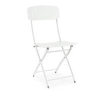 Bizzotto Sedia Pieghevole Modello Yvonne, Bianco