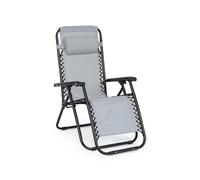 Bizzotto Sedia sdraio Morgan grigio chiaro Sedia sdraio Morgan grigio chiaro