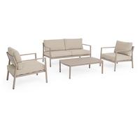 Bizzotto Set 4 salotto con cuscini sirius timber Set 4 salotto con cuscini sirius timber