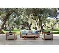 Bizzotto SET4 SALOTTO C-C THESEUS NATURALE 0663370