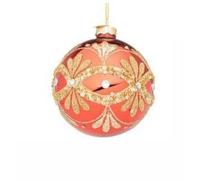 Bizzotto Sfera di Natale Garish D 100 Cm Vetro Rosso