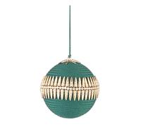 Bizzotto Sfera di Natale Golden D 100 Mm con Brillanti Ottanio