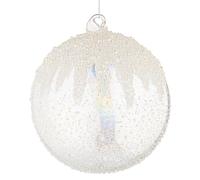 Bizzotto Sfera di Natale Wink D 150 Mm Vetro Trasparente