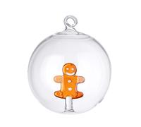 Bizzotto Sfera Vetro Flare Omino Natale con Box