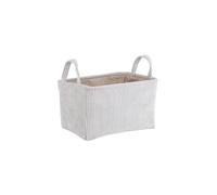 Bizzotto Shirley, cesta 2 manici rettangolare grigia m 34x23x20h cm Shirley, cesta 2 manici rettangolare grigia m 34x23x20h cm