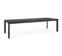 TAVOLO ALLUNGABILE KONNOR 200-300X110 ANTRACITE IN ALLUMINIO GIARDINO E VERANDA