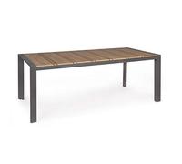 BIZZOTTO Tavolo Elias 198x100 Antracite cod.0662174