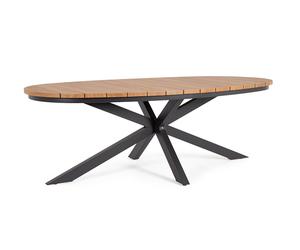Bizzotto TAVOLO ZELMAR 218X115 ANTRACITE TAVOLO ZELMAR 218X115 ANTRACITE