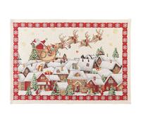 Bizzotto Tovaglietta di Natale Lapland 48 x 33 Cm Bianco