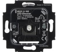 BUSCH JAEGER 8721920 6523 U-102 - Dimmer - Mountable - Rotary - Black - IP20 -
