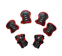 BJ-SHOP Ginocchiere Bambini Set Protezione Bici Bambino Kit 6 in 1 Protezioni Ginocchia al Gomito Cinturino Regolabile Spessori Imbottiti Protezione Multi Sport Sicura