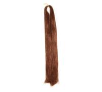 BJD SD Doll 80 cm/40 capelli bianchi neri riga di latte seta anti-mohair parrucca, fatto a mano gancio trapianto materiale di sintesi di capelli grezzi (13)
