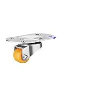 BJdfgE 4 pz/0.5 Pollice Piccolo Caster Silenzioso Ruota Universale Multiuso Mobili Banco di Lavoro Carrelli della Spesa Sedia Da Ufficio Ruote(E2)