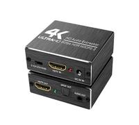 BJdfgE Adattatore convertitore splitter estrattore stereo ottico 4K 60Hz compatibile con 3,5 mm HDR