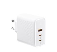 BJdfgE Caricabatterie da Tavolo GaN III 100W Quick Charge 4.0 QC 3. PD USB-C Type C USB Fast Charging(100W E-U White)